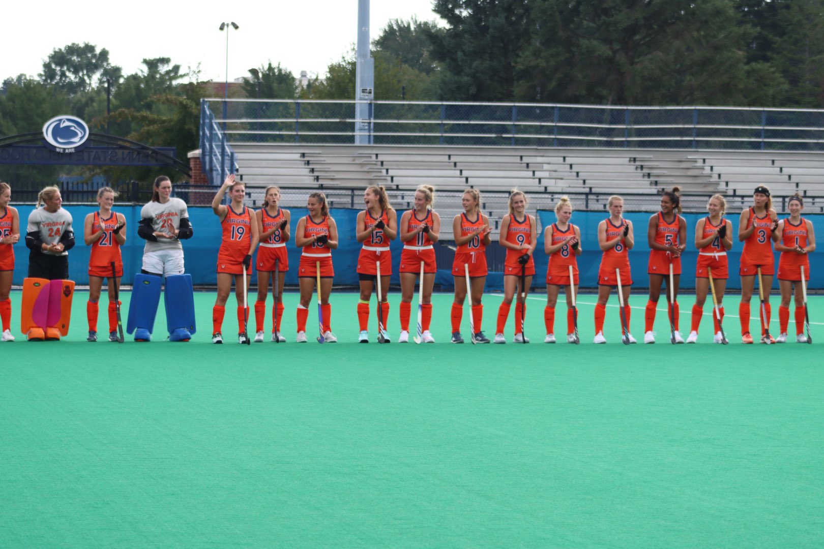 No. 12 Virginia edged late in season opener at No. 11 Penn State, 3-2