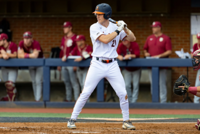 Virginia strikes early, takes series opener against Louisville, 8-3