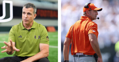 Mario Cristabol and Dabo Swinney